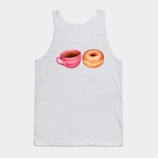 Coffee & Sugar Donut Tank Top